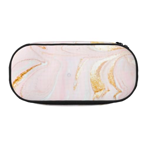 HDTVTV Pastell Marmorierung Fitted Bleistiftbeutel Stiftetui Tragbare Bleistifttasche Mit Reißverschluss Kosmetiktasche Tasche von HDTVTV
