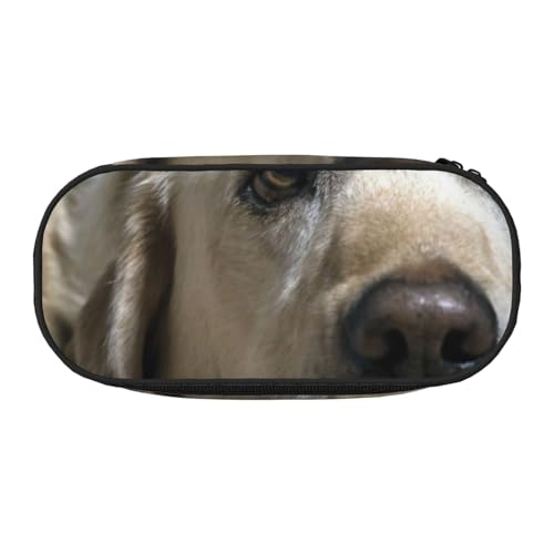 HDTVTV Schöner Labrador-Hund Bleistiftbeutel Stiftetui Tragbare Bleistifttasche Mit Reißverschluss Kosmetiktasche Tasche von HDTVTV