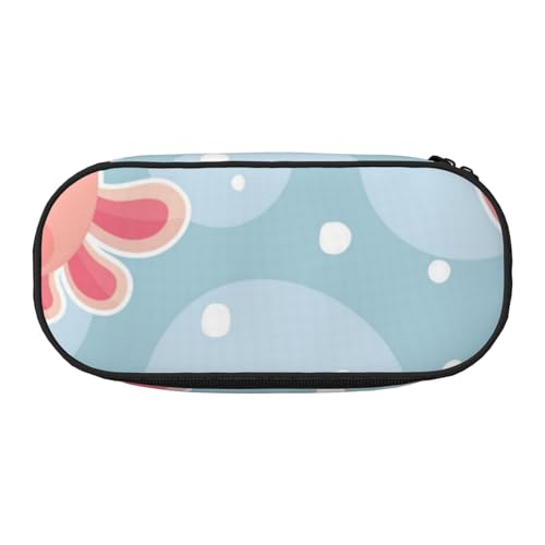 HDTVTV Süßer Axolotl Bleistiftbeutel Stiftetui Tragbare Bleistifttasche Mit Reißverschluss Kosmetiktasche Tasche von HDTVTV