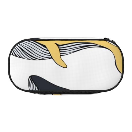 HDTVTV Wale Wal Tier Bleistiftbeutel Stiftetui Tragbare Bleistifttasche Mit Reißverschluss Kosmetiktasche Tasche von HDTVTV