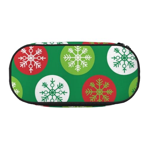 HDTVTV Weihnachts-Stechpalmenbeeren-Muster Bleistiftbeutel Stiftetui Tragbare Bleistifttasche Mit Reißverschluss Kosmetiktasche Tasche von HDTVTV