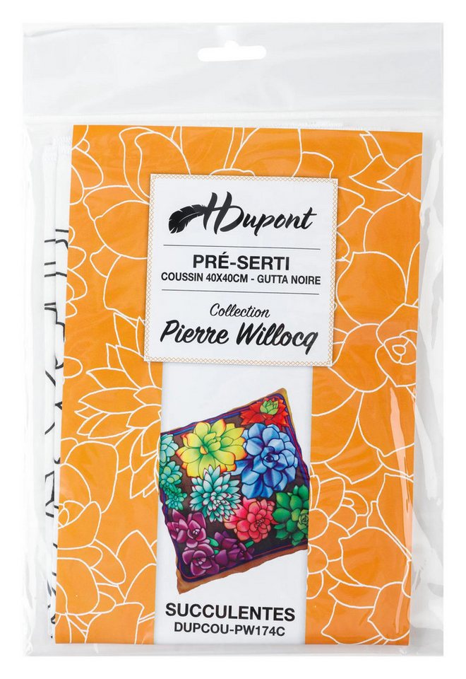HDupont Seidenschal 3x Kissenbezug 100% Seide, 40x40cm, Sukkulenten - Weiß DUPCOUPW174C, H DUPONT HDupont Seidenschal 3x Kissenbezug 100% Seide, 40x40cm, Sukkulenten - Weiß DUPCOUPW174C, H DUPONT von HDupont