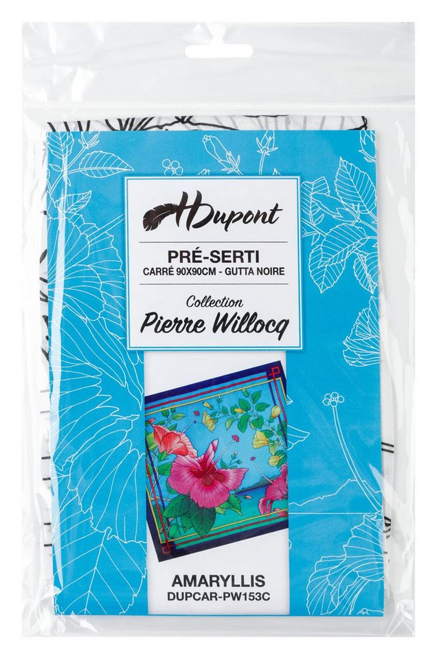 HDupont Seidenschal 3x Seidentuch 100% Seide, 90x90cm, Amaryllis - Weiß DUPCARPW153C, H DUPONT HDupont Seidenschal 3x Seidentuch 100% Seide, 90x90cm, Amaryllis - Weiß DUPCARPW153C, H DUPONT von HDupont