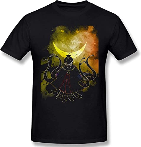 Assassination Classroom Korosensei T-Shirt Men's Summer Cotton Short Sleeve Clothes Hemden(Large) von HE&FSHENG