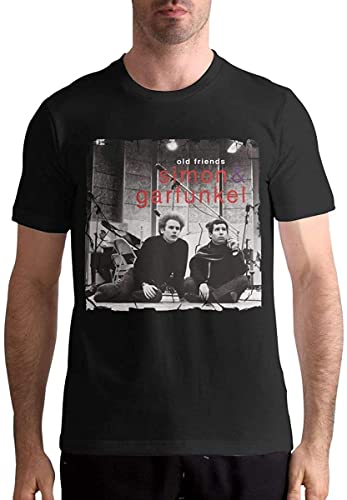 Man's Simon & Garfunkel Old Friends Leisure Sunscreen T-Shirt Hemden(X-Large) von HE&FSHENG