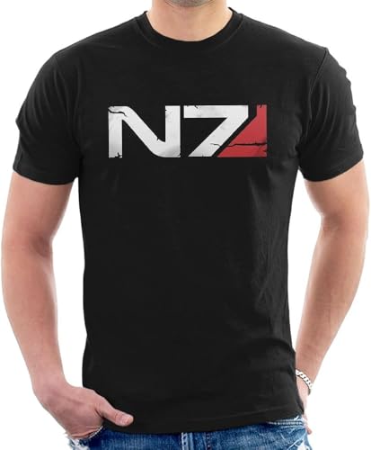 Mass Effect N7 Armour Men's T-Shirt Hemden(Large) von HE&FSHENG