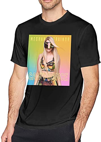 Meghan Trainor Can't Dance T Shirt Men's Cotton T Shirt Fashion O Neck Short Sleeve Tees Black Hemden(Large) von HE&FSHENG