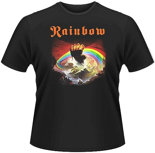Rainbow Rising Ritchie Blackmore Rock Men T-Shirt Mens Hemden(X-Large) von HE&FSHENG