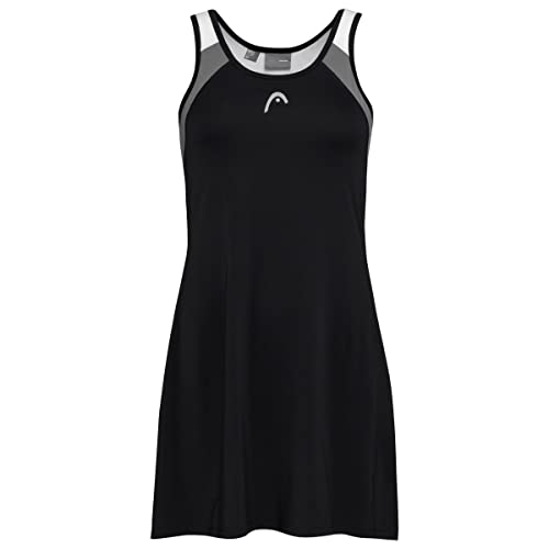 HEAD Damen Club 22 Women, Schwarz, M Tennis Dress, Blau, M EU von HEAD