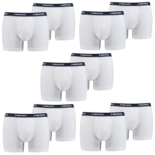 HEAD 4 er Pack Herren Boxer Boxershorts Basic Pant Unterwäsche, Farbe:310 - White, Bekleidungsgröße:S von HEAD