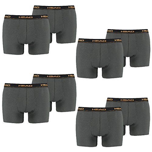 HEAD 8 er Pack Herren Boxer Boxershorts Basic Pant Unterwäsche, Bekleidungsgröße:XL, Farbe:862 - Dark Shadow HEAD 8 er Pack Herren Boxer Boxershorts Basic Pant Unterwäsche, Bekleidungsgröße:XL, Farbe:862 - Dark Shadow von HEAD