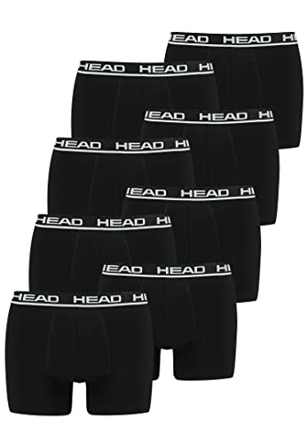HEAD Men Boxershort 841001001-200 Basic Boxer 8er Pack, M, Schwarz von HEAD