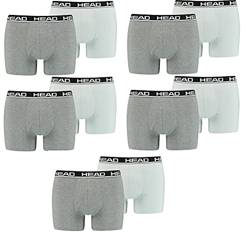 HEAD Boxershort grey combo 012 10er Pack XL von HEAD