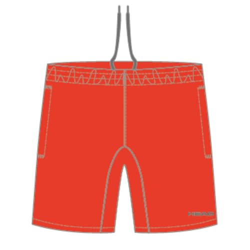 HEAD CLUB Shorts M, tomato, XL von HEAD