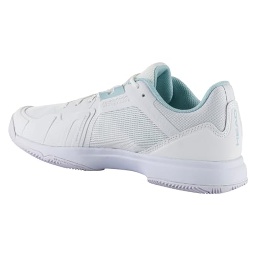 HEAD Damen Sprint Team 3.5 Clay Women Tennisschuhe, Weiß/Aqua, 40 EU von HEAD