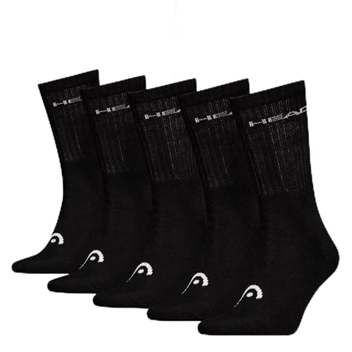 HEAD Unisex All Sports Crew Sock, Schwarz, 39-42 EU von HEAD