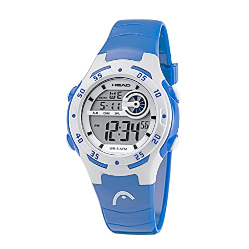 HEAD Unisex Digital Quarz Uhr mit Silikon Armband H140302 von HEAD