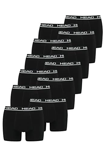 HEAD Herren Basic Boxer Pant Shorts Unterwäsche Unterhose 12 er Pack, Farbe:005 - Black, Bekleidungsgröße:XL von HEAD