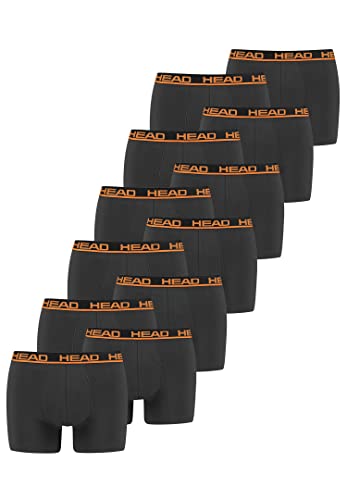 HEAD Herren Basic Boxer Pant Shorts Unterwäsche Unterhose 12 er Pack , Farbe:862 - Dark Shadow, Bekleidungsgröße:L von HEAD