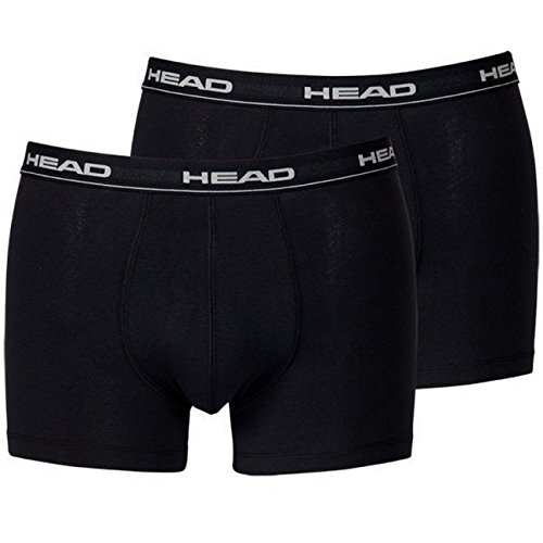 HEAD Herren Boxer Shorts Basic 2er Pack, schwarz(Schwarz),M von HEAD