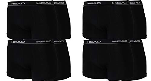 HEAD Men Boxershort 841001001 Basic Boxer 8er Pack, Black, L von HEAD
