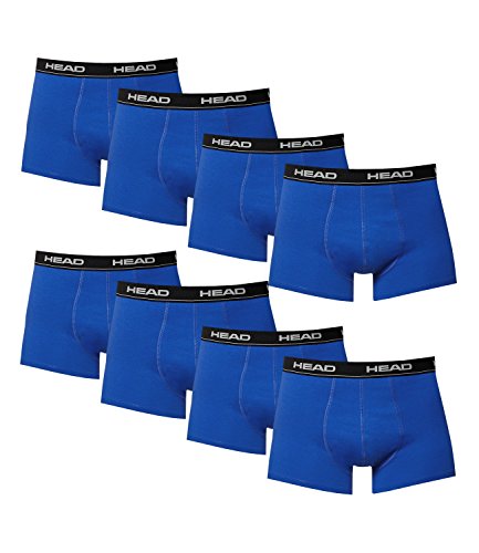 HEAD Herren Boxershorts im 8er Pack ohne Eingriff 841001001, S, Blau von HEAD