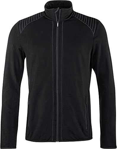 HEAD Herren Jack Midlayer Fz Men Fleecejacke, Schwarz, L von HEAD