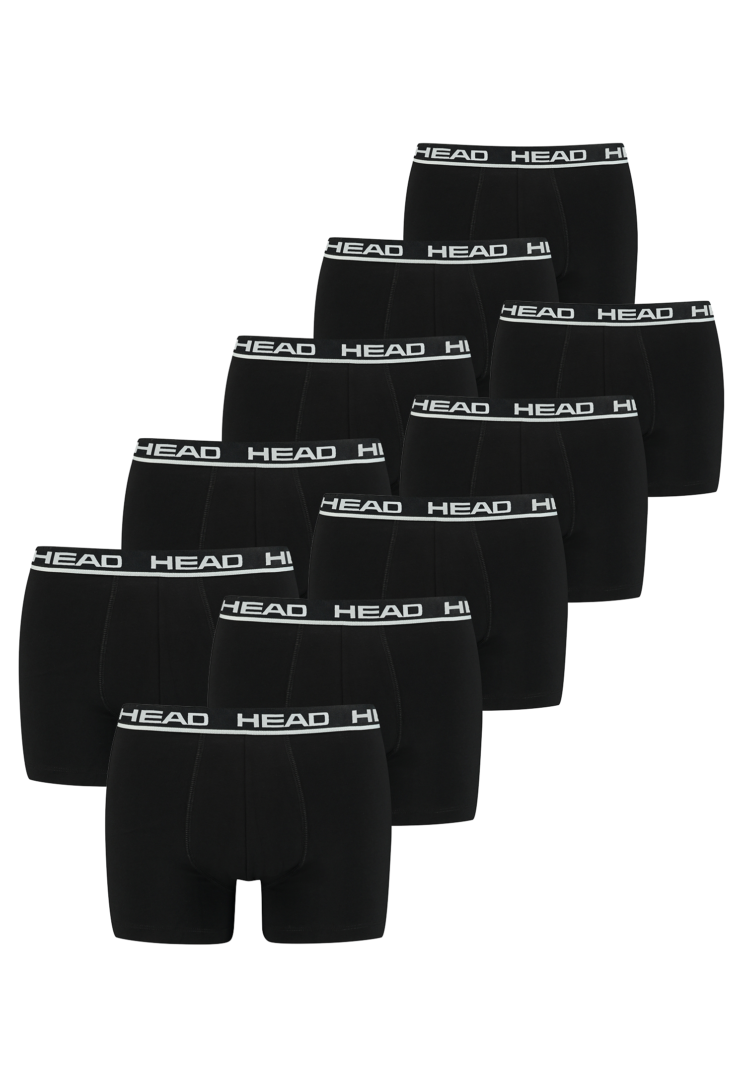 HEAD Herren Men&#039;s Basic Boxers Boxer Shorts 10 er Pack von HEAD