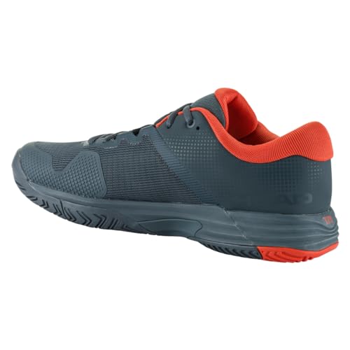 HEAD Herren Revolt Evo 2.0 Men Tennisschuhe, Dunkelgrau/Orange, 44.5 EU von HEAD