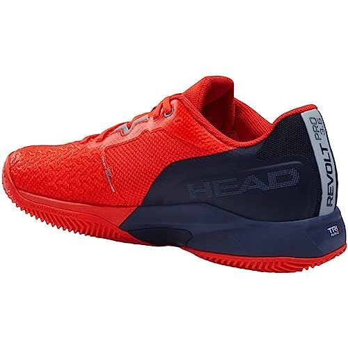 HEAD Herren Revolt Pro 3.5 Clay Men NRDB Tennis Shoe, rot/blau, 44.5 EU von HEAD