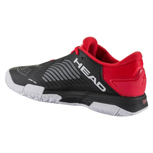 HEAD Herren Revolt Pro 4.5 Clay Men Tennisschuhe, Schwarz/Rot, 41 EU von HEAD