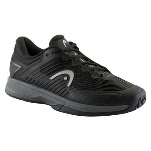 HEAD Herren Revolt Pro 4.5 Men Tennisschuhe, Schwarz/Dunkelgrau, 40 EU von HEAD