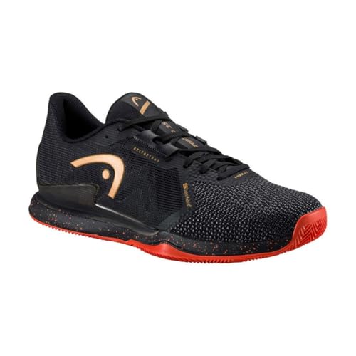 HEAD Sprint Pro 3.5 Clay Herren Tennisschuhe Schwarz Unisex Turnschuhe, 44 EU von HEAD