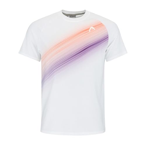HEAD Herren Tennisshirt Performance Print perf m-weiß M von HEAD