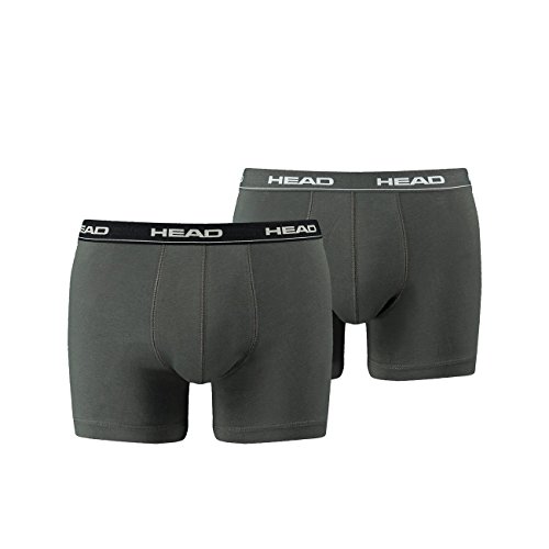HEAD Men Boxershort Basic Boxer 4er Pack, Größe:S;Farbe:White/Black/Grey (415) von HEAD