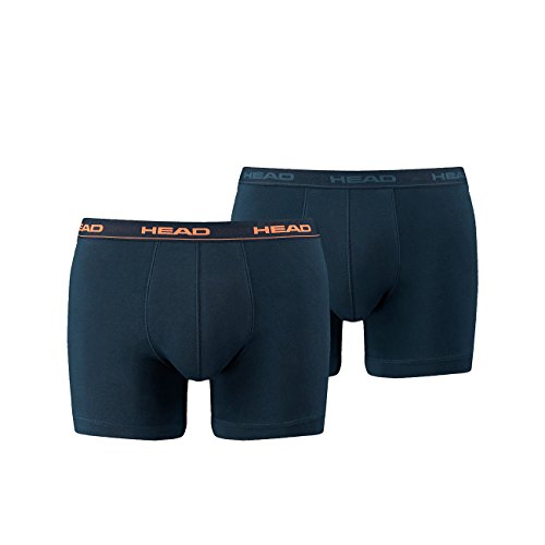HEAD Men Boxershort Basic Boxer 6er Pack, Größe:L;Farbe:Peacoat/orange (493) von HEAD