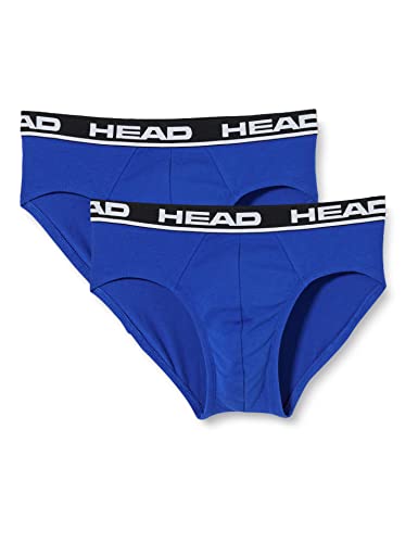 HEAD Herren Brief Unterwäsche, Blau/Schwarz, L (2er Pack) von HEAD