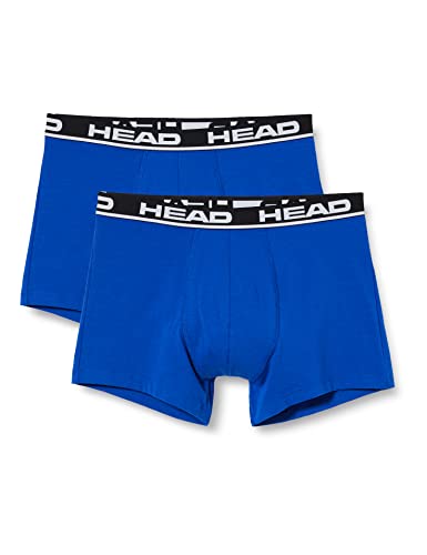 HEAD Herren Boxer Unterwäsche, Blau/Schwarz, S (2er Pack) von HEAD