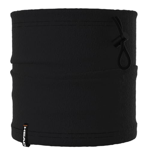 HEAD Neckwarmer Fleece, Multifunktionstuch Onesize Unisex Schlauchschal Herren Damen Winter Neckwarmer Winddicht Skifahren Radfahren Super Soft Extra Warm Tube Schlauchtuch von HEAD