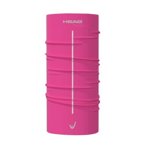 HEAD Original Tube Reflector, Multifunktionstuch Unisex Schlauchschal Kinder Winddicht Skifahren Radfahren Schlauchtuch Tube Reflector Schlauchtuch (Kinder, Pink) von HEAD