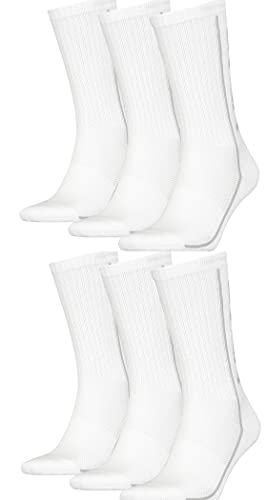 HEAD Performance Unisex Herren Damen Sportsocken 6P (Weiss, 43-46) von HEAD