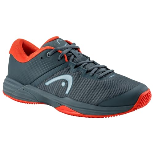 HEAD Revolt Evo 2.0 Clay Men Tennisschuhe, Dunkelgrau/Orange von HEAD