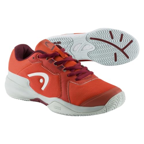 HEAD Sprint 3.5 Junior Tennisschuhe, Orange/Dunkelrot, 34 EU von HEAD