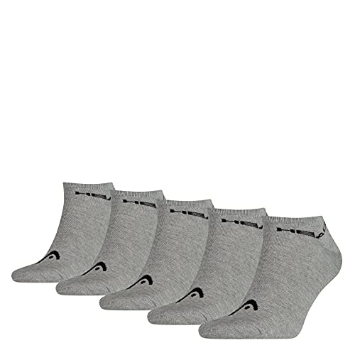 HEAD Unisex 781501001 Tennissocken 5er pack, Grau, 35/38 von HEAD