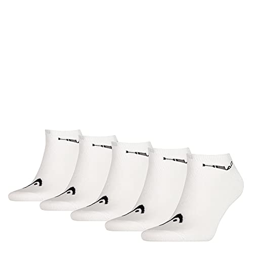 HEAD Unisex 781501001 Tennissocken 5er pack, Weiß, 39/42 von HEAD