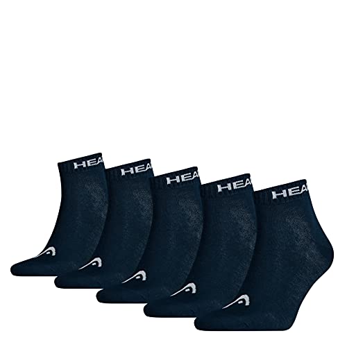 HEAD Unisex Quarter Socken, Navy, 39-42 EU von HEAD