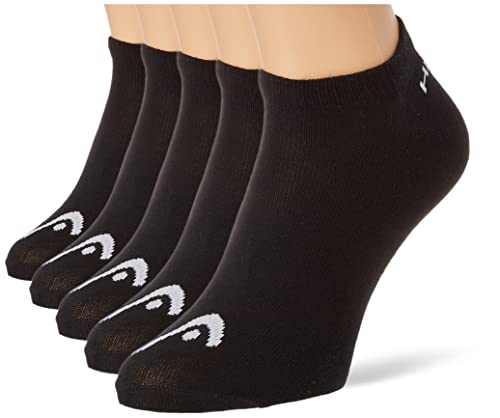 Head Unisex Sneaker Socken, Weiß/Schwarz, 39/42 (9er Pack) von HEAD