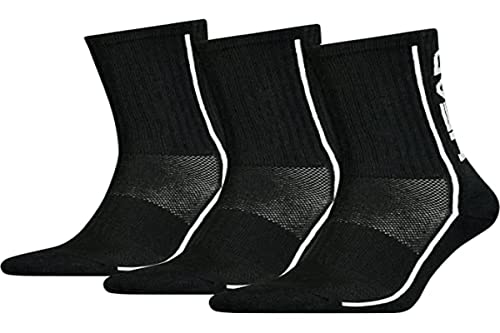 HEAD Unisex-Adult Performance Crew Socks, Black, 35/38 von HEAD