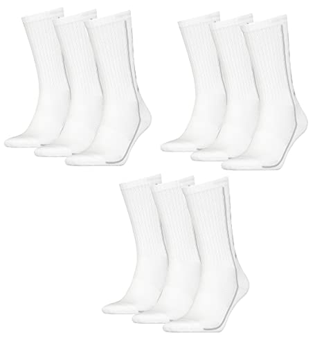 HEAD Unisex Performance Crew 9er Pack (39-42, White (006)) von HEAD