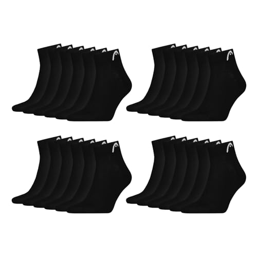 HEAD Unisex Quarter Socken Sportsocken Cotton Blend Sport Socks 12 Paar, Größe:43-46, Artikel:-001 black HEAD Unisex Quarter Socken Sportsocken Cotton Blend Sport Socks 12 Paar, Größe:43-46, Artikel:-001 black von HEAD